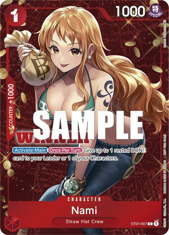 Nami [Tournament Pack Vol. 3] [Winner] [Foil] (One Piece Promotion Cards)(ST01-007)(PR)