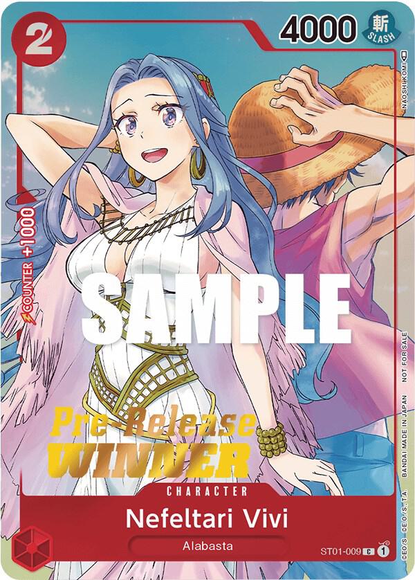 Nefeltari Vivi [OP-03 Pre-Release Tournament] [Winner] [Foil] (One Piece Promotion Cards)(ST01-009)(PR)