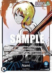 Nami (040) - Alternate Art - Foil (Pillars of Strength)(OP03-040)(L)