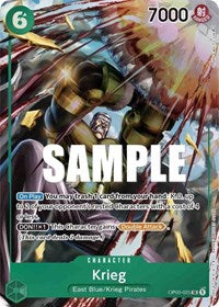 Krieg - Alternate Art - Foil (Pillars of Strength)(OP03-025)(SR)