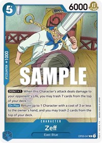 Zeff - Foil (Pillars of Strength)(OP03-047)(R)