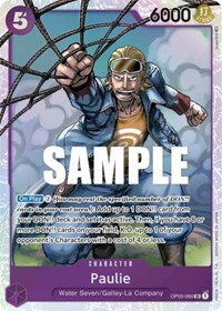 Paulie - Foil (Pillars of Strength)(OP03-066)(SR)