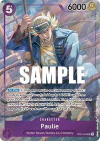 Paulie - Alternate Art - Foil (Pillars of Strength)(OP03-066)(SR)