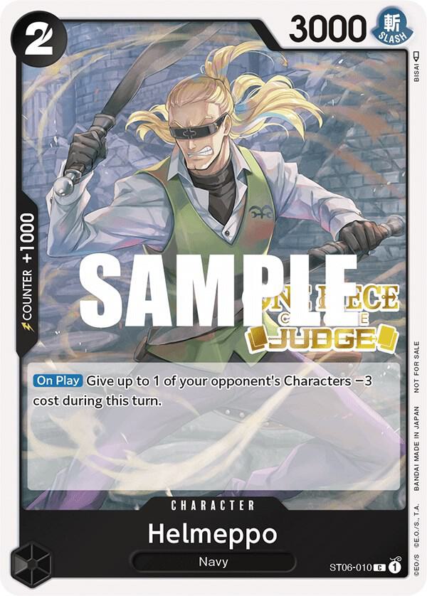 Helmeppo [Judge] [Foil] (One Piece Promotion Cards)(ST06-010)(PR)