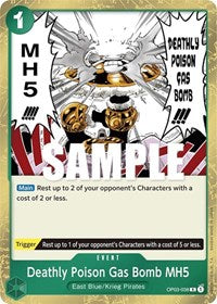 Deathly Poison Gas Bomb MH5 - Foil (Pillars of Strength)(OP03-038)(R)