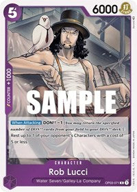 Rob Lucci (071) - Foil (Pillars of Strength)(OP03-071)(R)