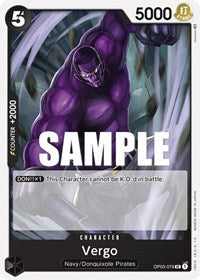 Vergo (Pillars of Strength)(OP03-079)(UC)