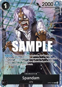 Spandam - Alternate Art - Foil (Pillars of Strength)(OP03-086)(R)
