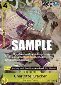 Charlotte Cracker - Alternate Art - Foil (Pillars of Strength)(OP03-108)(SR)