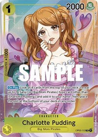 Charlotte Pudding - Alternate Art - Foil (Pillars of Strength)(OP03-112)(R)