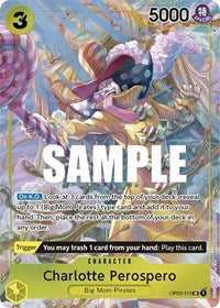 Charlotte Perospero - Alternate Art - Foil (Pillars of Strength)(OP03-113)(SR)