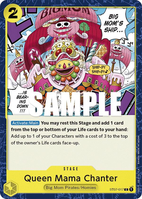 Queen Mama Chanter (Starter Deck 7: Big Mom Pirates)(ST07-017)(C)