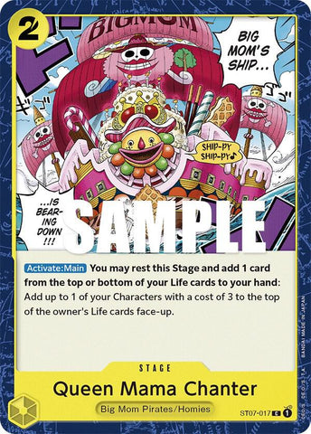 Queen Mama Chanter (Starter Deck 7: Big Mom Pirates)(ST07-017)(C)