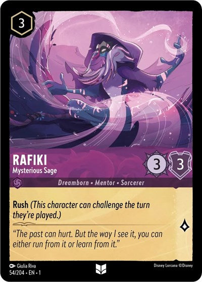 Rafiki - Mysterious Sage - Cold Foil (The First Chapter)(1-054/204)(U)