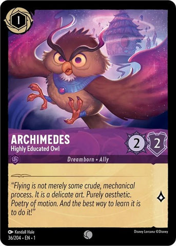 Archimedes - Highly Educated Owl (The First Chapter)(1-036/204)(C)