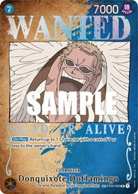 Donquixote Doflamingo (Wanted Poster) - Foil (Pillars of Strength)(ST03-009)(SR)