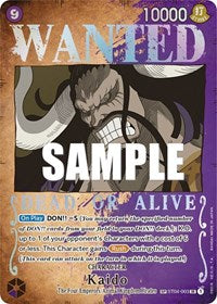 Kaido (Wanted Poster) - Foil (Pillars of Strength)(ST04-003)(SR)