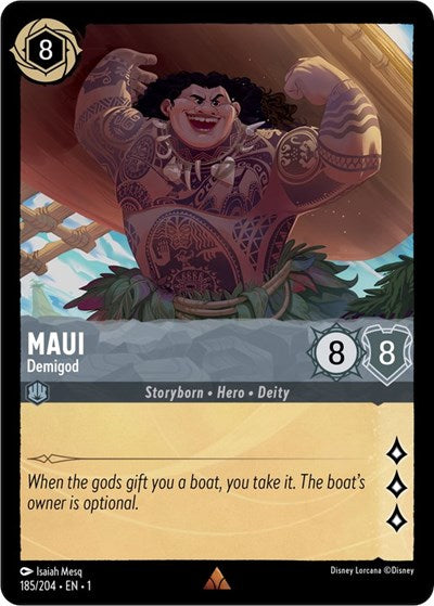 Maui - Demigod - Cold Foil (The First Chapter)(1-185/204)(R)