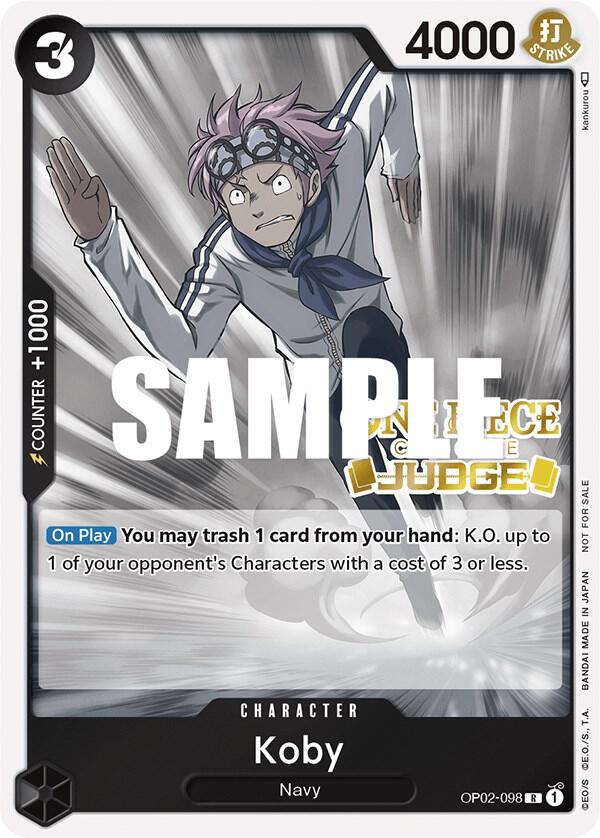 Koby [Judge] [Foil] (One Piece Promotion Cards)(OP02-098)(PR)