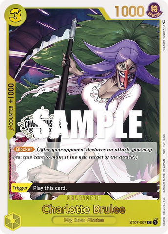 Charlotte Brulee [Store Championship 2023 Participation Pack Vol.1] [Foil] (One Piece Promotion Cards)(ST07-007)(PR)
