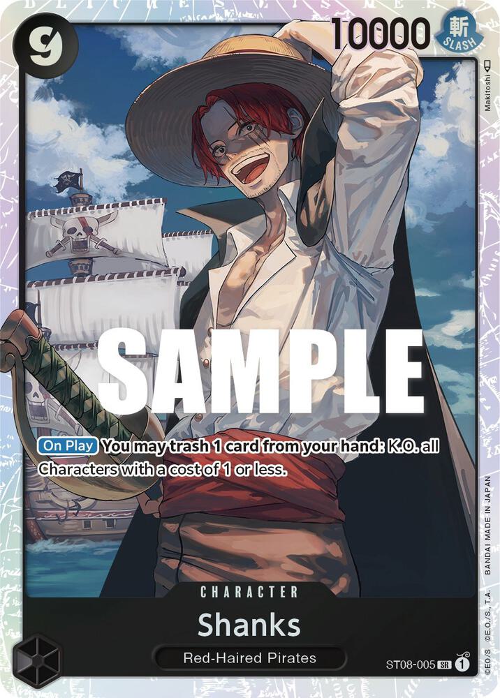 Shanks - Foil (Starter Deck 8: Monkey.D.Luffy)(ST08-005)(SR)
