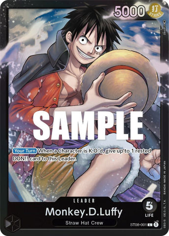 Monkey.D.Luffy (001) - Foil (Starter Deck 8: Monkey.D.Luffy)(ST08-001)(L)