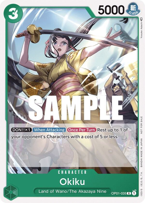 Okiku [Tournament Pack Vol. 4] (One Piece Promotion Cards)(OP01-035)(R)