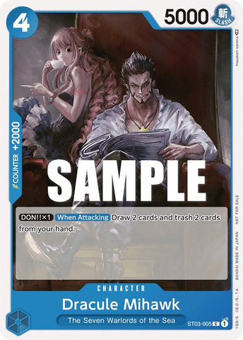 Dracule Mihawk [Tournament Pack Vol. 4] (One Piece Promotion Cards)(ST03-005)(C)