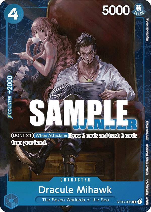 Dracule Mihawk [Winner Pack Vol. 4] [Foil] (One Piece Promotion Cards)(ST03-005)(C)
