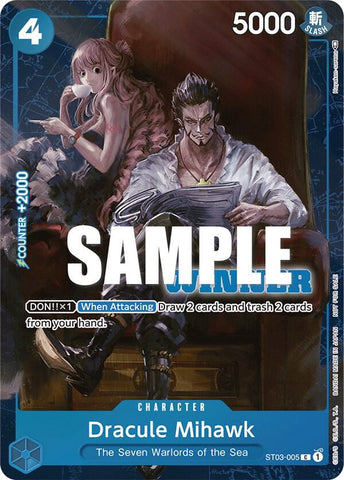 Dracule Mihawk [Winner Pack Vol. 4] [Foil] (One Piece Promotion Cards)(ST03-005)(C)
