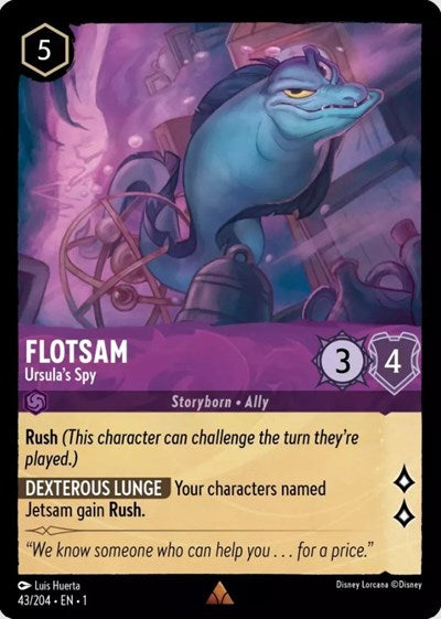 Flotsam - Ursula's Spy - Cold Foil (The First Chapter)(1-043/204)(R)