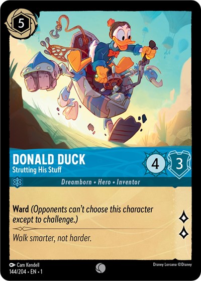 Donald Duck - Strutting His Stuff - Cold Foil (The First Chapter)(1-144/204)(C)