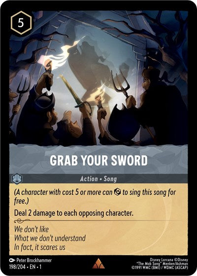 Grab Your Sword - Cold Foil (The First Chapter)(1-198/204)(R)