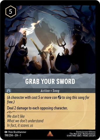 Grab Your Sword - Cold Foil (The First Chapter)(1-198/204)(R)