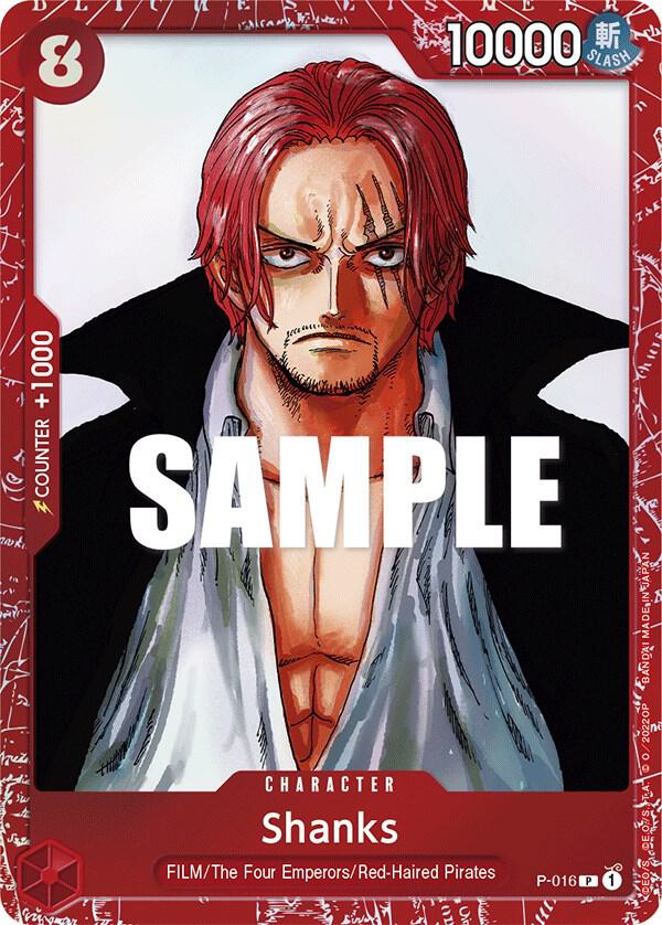 Shanks [Premium Card Collection -ONE PIECE FILM RED Edition-] [Foil] (One Piece Promotion Cards)(P-016)(PR)