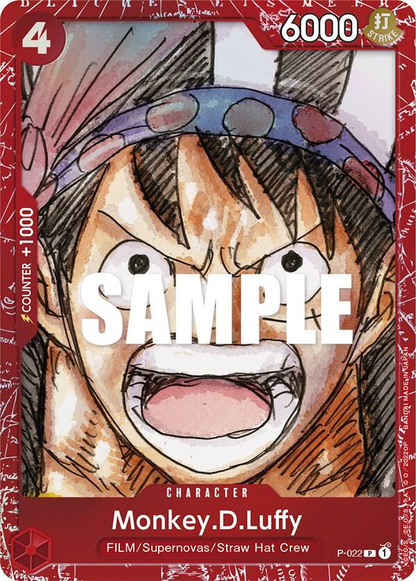 Monkey.D.Luffy [Premium Card Collection -ONE PIECE FILM RED Edition-] [Foil] (One Piece Promotion Cards)(P-022)(PR)