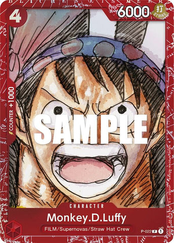 Monkey.D.Luffy [Premium Card Collection -ONE PIECE FILM RED Edition-] [Foil] (One Piece Promotion Cards)(P-022)(PR)