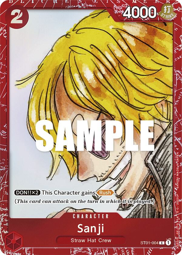 Sanji [Premium Card Collection -ONE PIECE FILM RED Edition-] [Foil] (One Piece Promotion Cards)(ST01-004)(C)