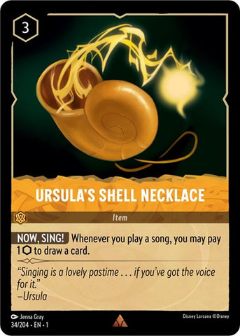 Ursula's Shell Necklace - Cold Foil (The First Chapter)(1-034/204)(R)