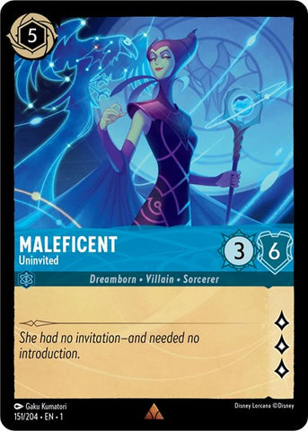 Maleficent - Uninvited - Cold Foil (The First Chapter)(1-151/204)(R)