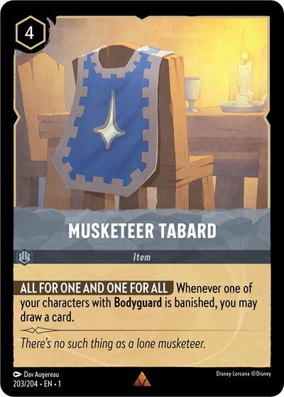 Musketeer Tabard - Cold Foil (The First Chapter)(1-203/204)(R)