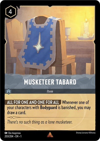 Musketeer Tabard - Cold Foil (The First Chapter)(1-203/204)(R)