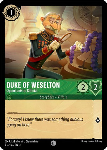 Duke of Weselton - Opportunistic Official (The First Chapter)(1-073/204)(C)