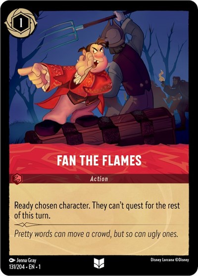Fan the Flames - Cold Foil (The First Chapter)(1-131/204)(U)