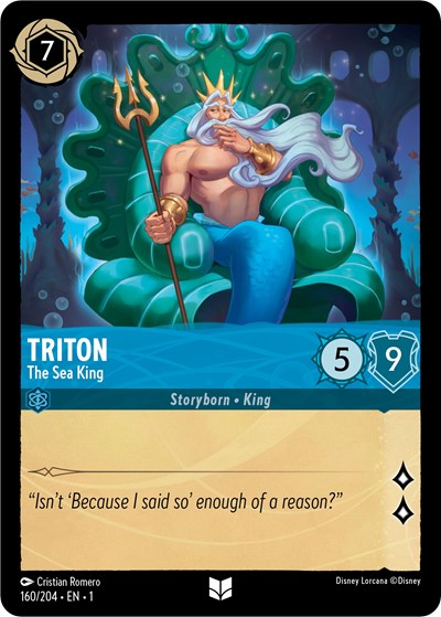 Triton - The Sea King - Cold Foil (The First Chapter)(1-160/204)(U)