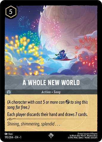 A Whole New World - Cold Foil (The First Chapter)(1-195/204)(SR)