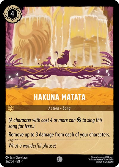 Hakuna Matata (The First Chapter)(1-027/204)(C)