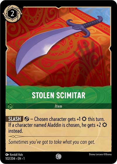 Stolen Scimitar - Cold Foil (The First Chapter)(1-102/204)(C)