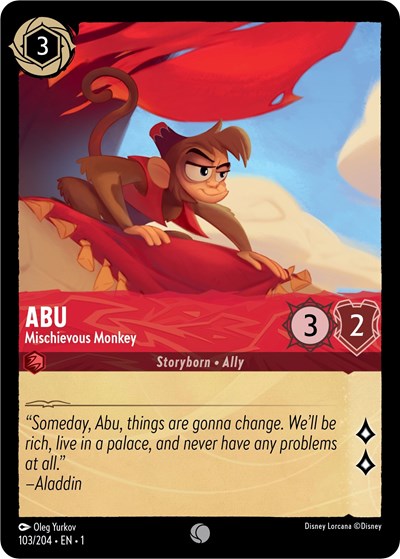 Abu - Mischievous Monkey - Cold Foil (The First Chapter)(1-103/204)(C)