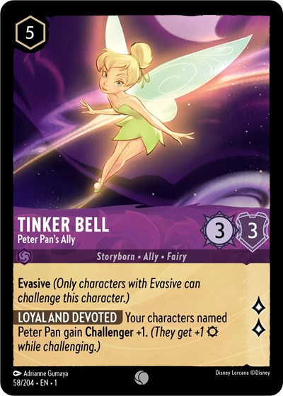 Tinker Bell - Peter Pan's Ally - Cold Foil (The First Chapter)(1-058/204)(C)